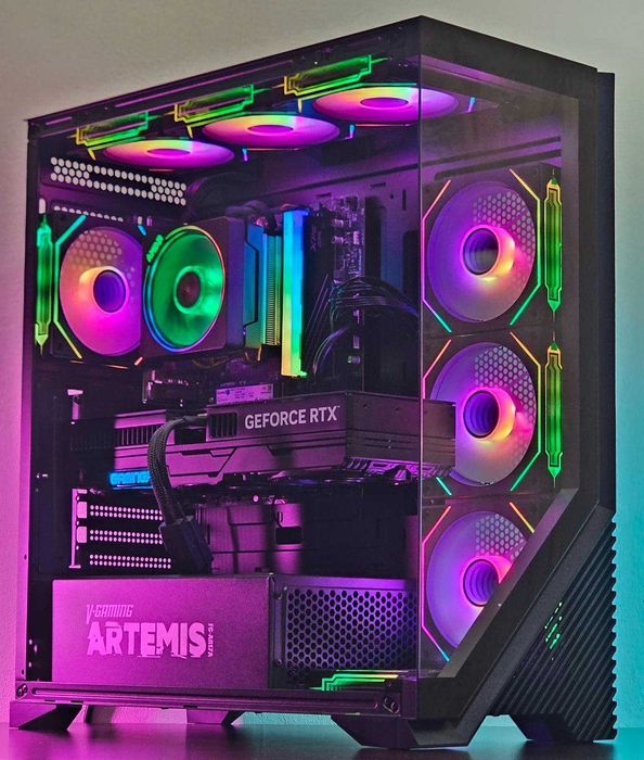 RTX 5070 12GB/Ryzen 7-7700/RAM 32GB/SSD 1TB/Чисто Нов+Гаранция