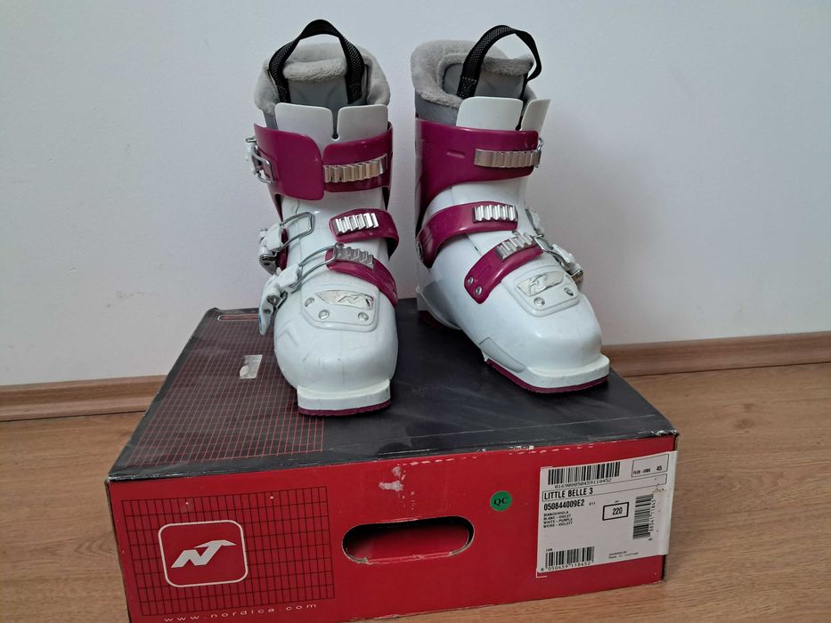 Clăpari fete Nordic - Little Belle 3, Flex 45, mărime 34-35 / 22 cm