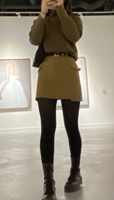 Полный лук: свитер+юбка