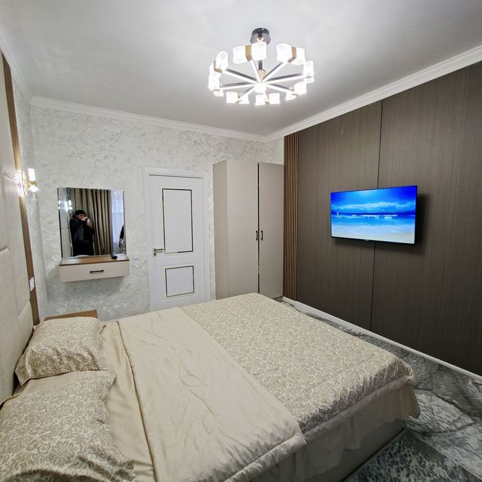 Чилонзор 20 2³ хона килинган,Балкон 2×6, 60м² Улучшением планировка