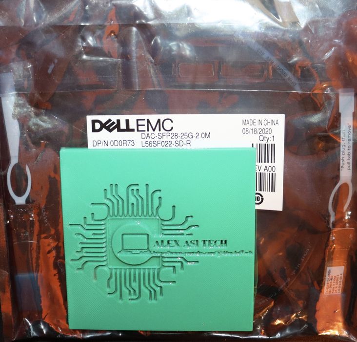 Cablu DAC Original Dell 25GbE SFP28 2 Metri 0D0R73