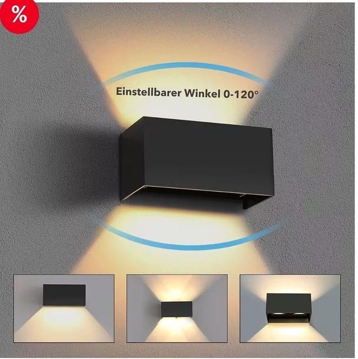 Aplica de perete LED 12W interior/exterior