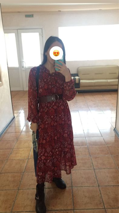 Шифоновое платье