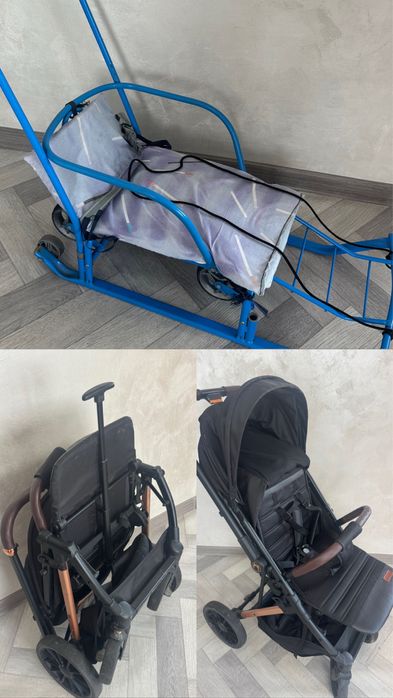 Продается коляска и санки