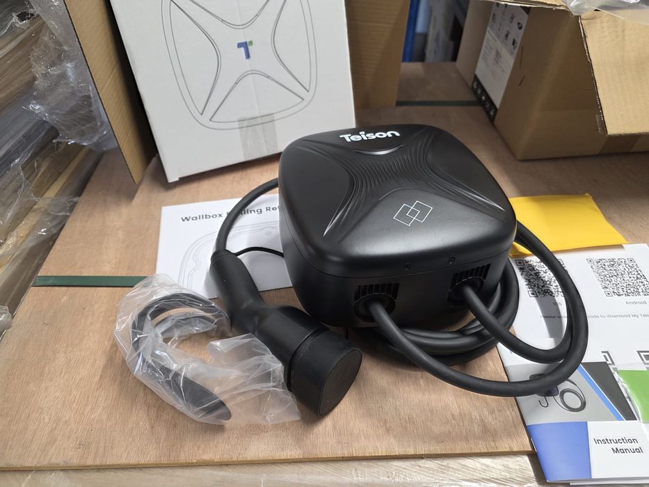 Statie incarcare auto Teison 7kw sigilate , OCPP 3 carduri RFID