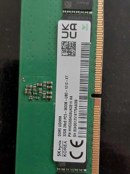 32GB DDR5 5600MT/s, 5200MT/s, 4800MT/s - RAM памет - ПРОЧЕТИ описанието!