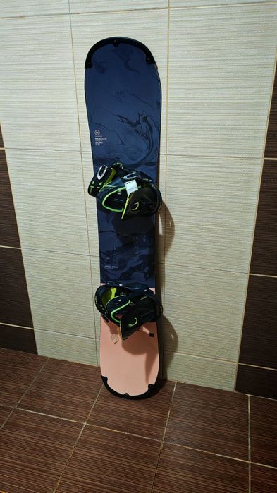 Placa snowboard nideker angel 147 cm-legaturi noi -boots Burton