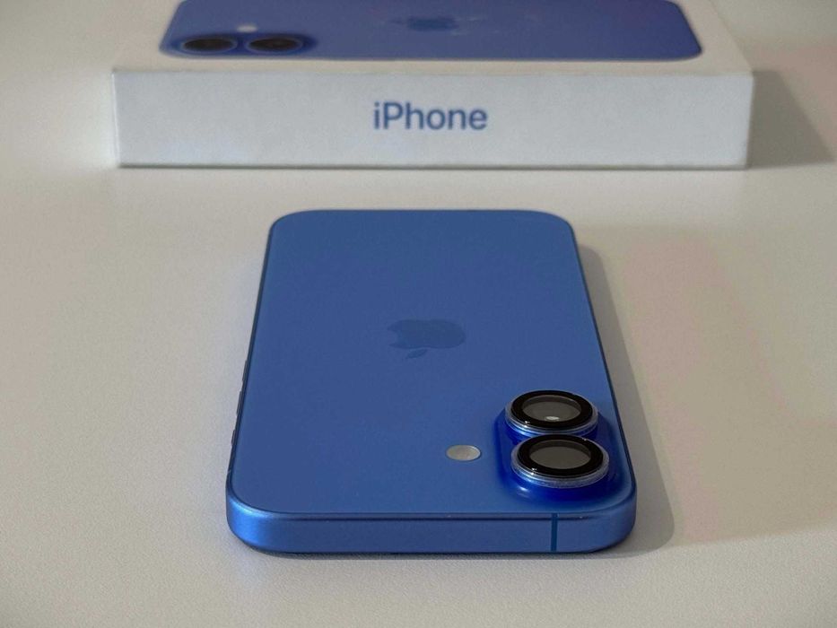Бартер! iPhone 16 Ultramarine (Син) 92% Батерия.