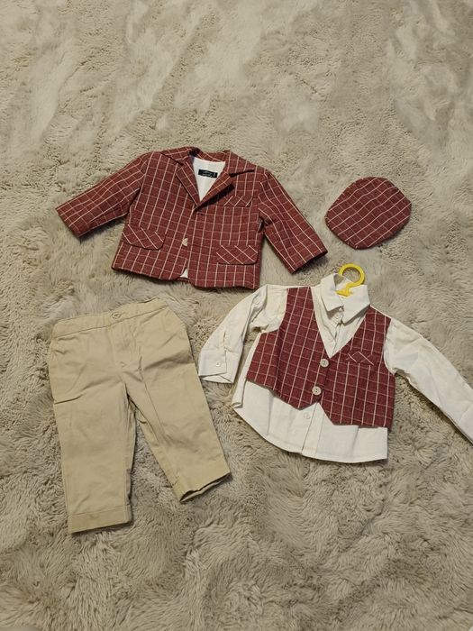 Costum de Botez băieței 3-6 luni