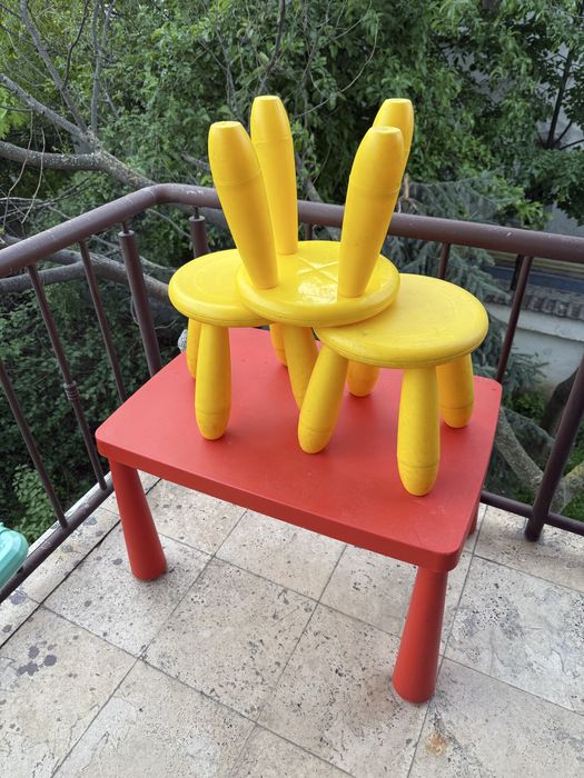 Masa copii ikea + scaune