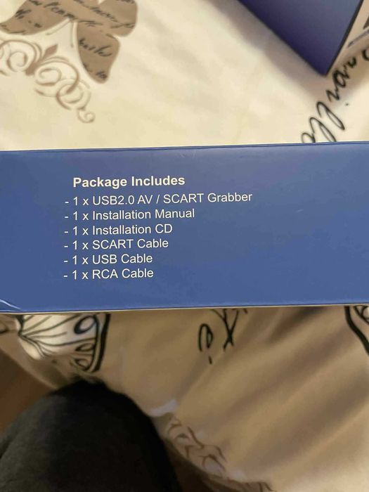 Digital USB VIDEO Adapter Grabber SCART VHS RCA DVD  конвертиране