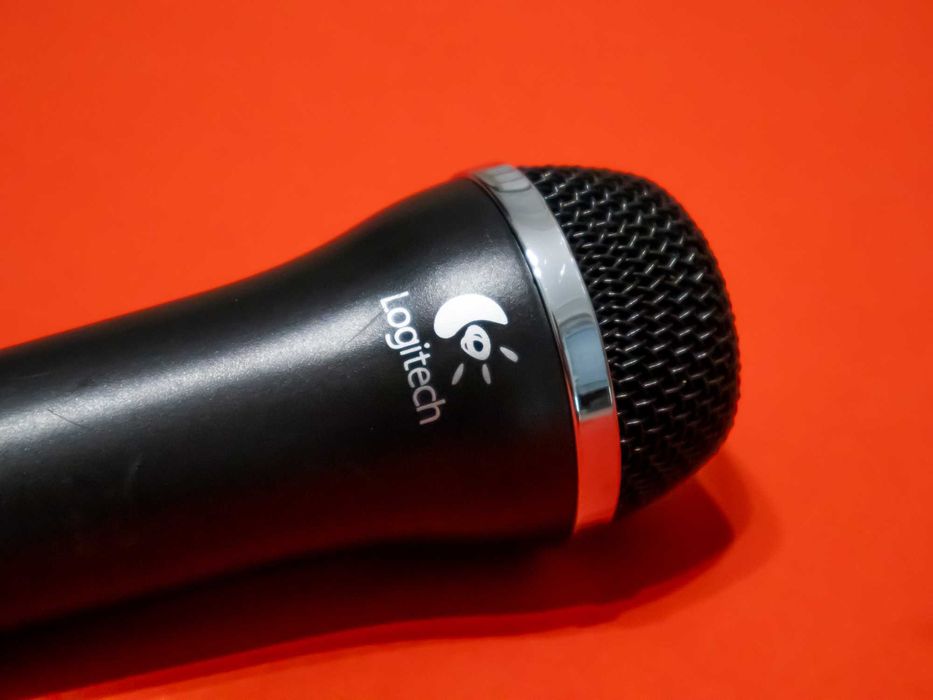 Logitech E-UR20 RockBand USB Микрофон за PC, PlayStation, Xbox, Wii, Mac, Пеене, Караоке