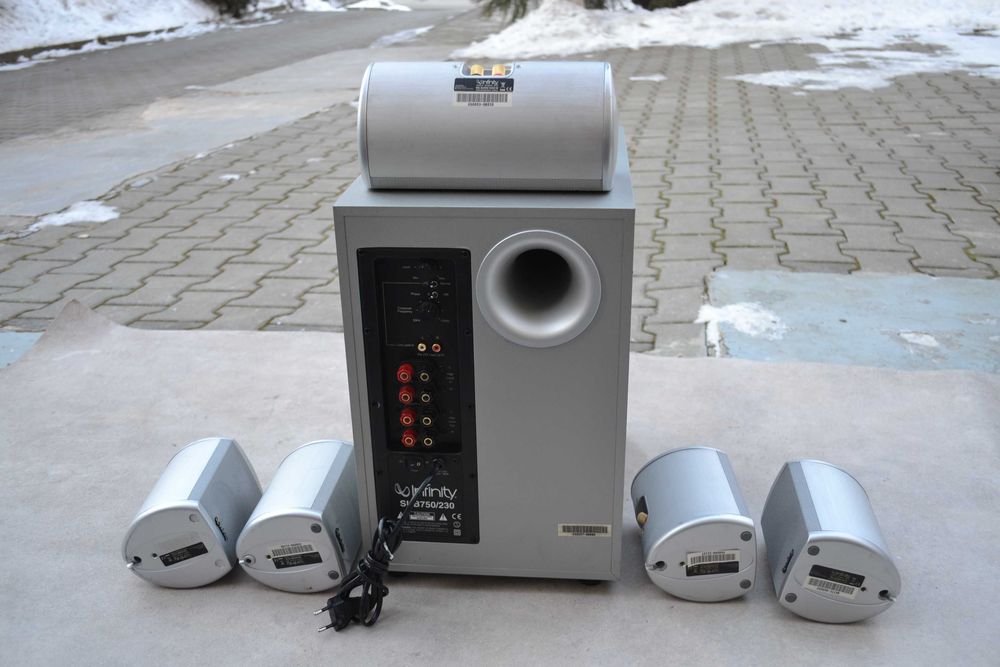 Subwoofer activ Infinity SUB Beta 750/230 cu 5 sateliti