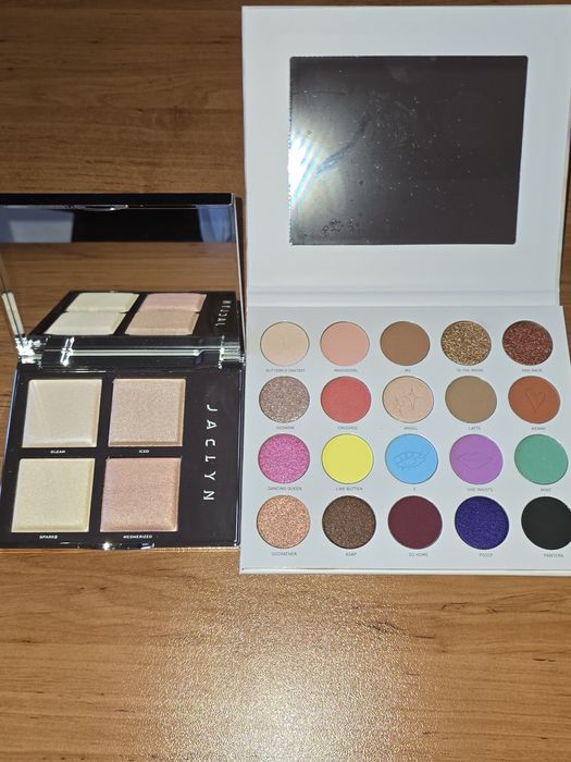Палитри Morphe и Jacklyn Hill със сенки и хайлайтър