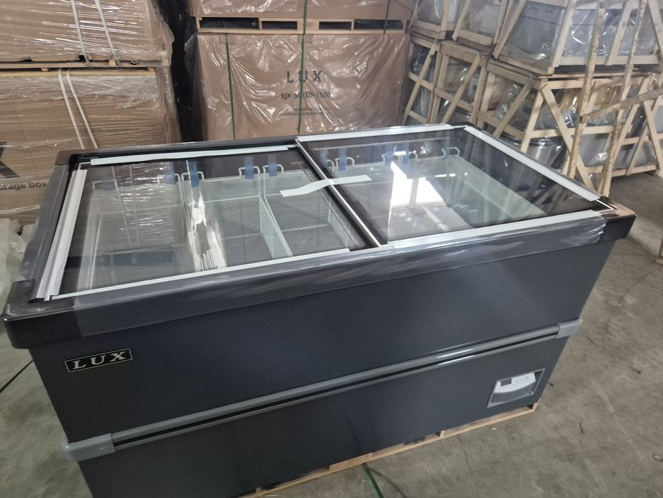 Морозильник овальный дла магазин