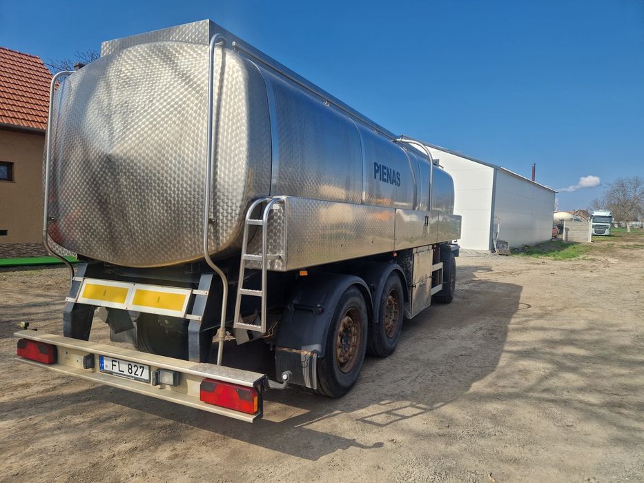 Cisternă apă UAN   lapte inox 19500l pentru  agricultura