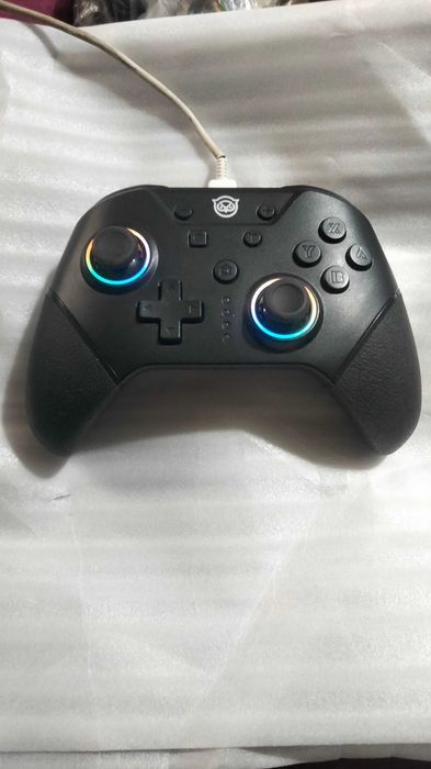 Controler Nintendo Switch negru pentru versiunea 1 sau 2 wireless