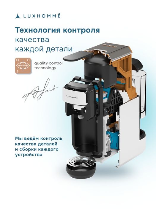 Кофемашина капсульная 4 в 1, Luxhommè CoffeeMaker Classic, Nespresso,