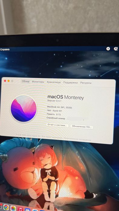 MacBook Air (m1, 2020) 8gb