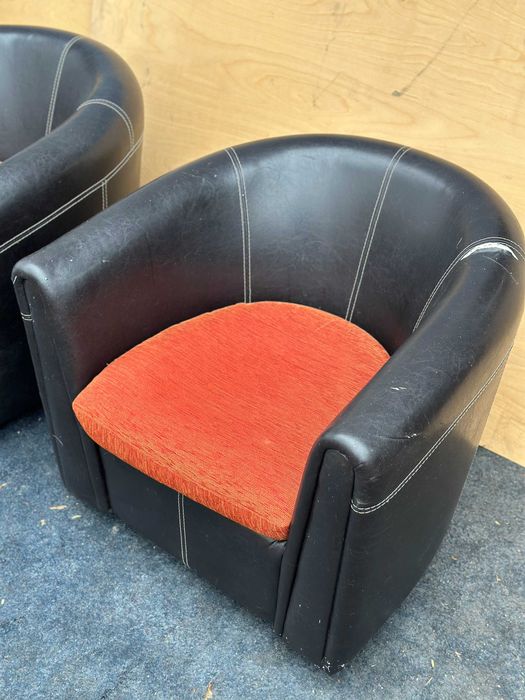 3 buc Fotoliu confortabil tip Scoica; Fotoliu fix tapitat