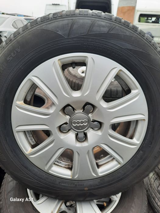 Ляти джанти с гуми,АУДИ, 5×112,  16цола,