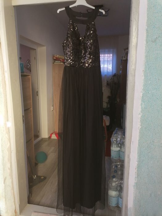 Rochie lunga cu paiete noua
