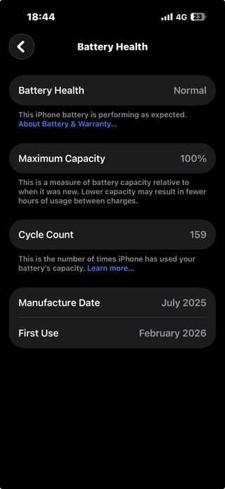 Iphone 15 128gb 99% battery health