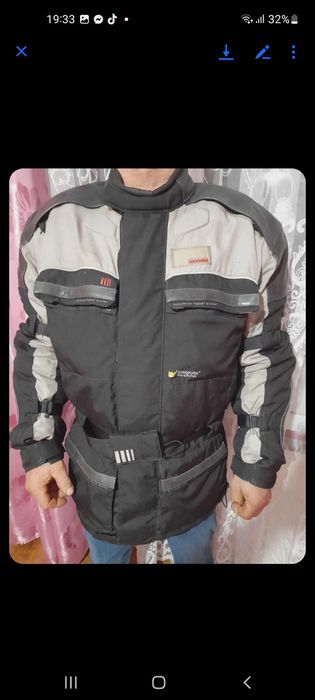 Geaca motociclist super bună și calitate mărime xl cu protecție umeri