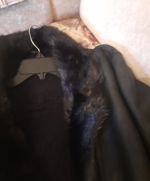 Дубленка с норковым воротником