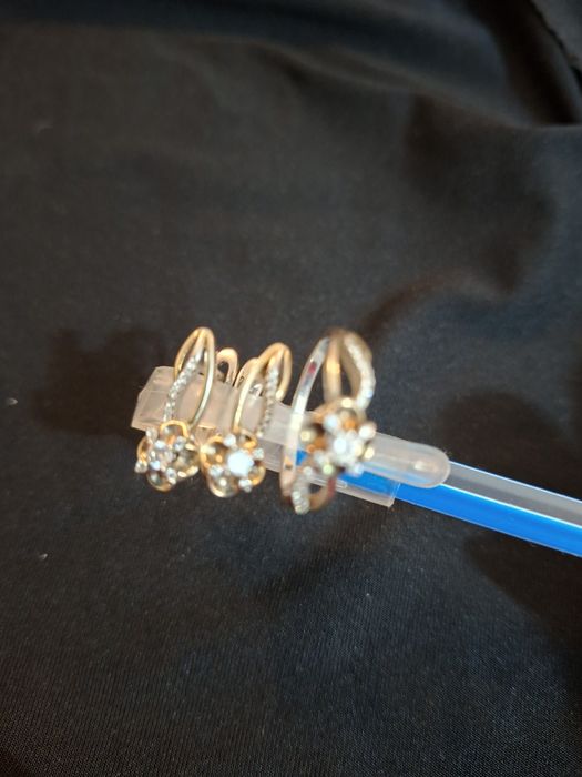 Серьги + кольцо серебро Украина