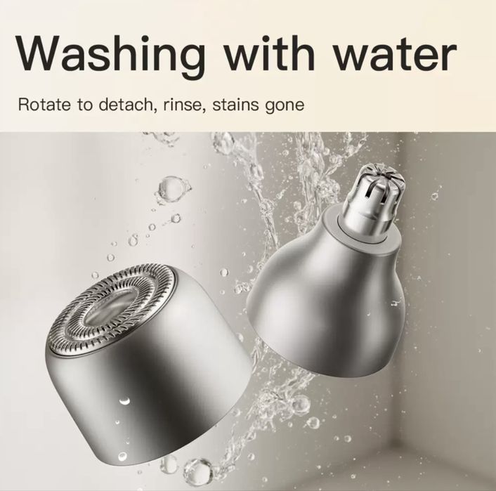 Электро бритва 2 В 1 для щетины и носа