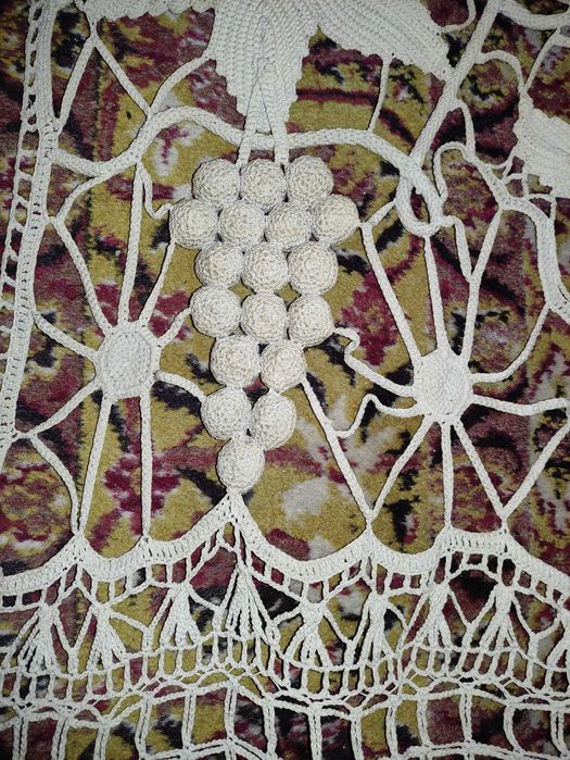 Perdele macrame vechi