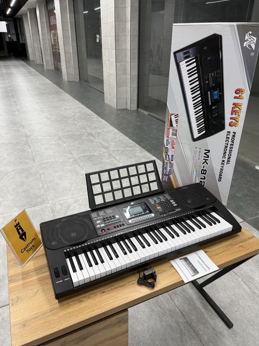 Синтезатор 61 клавиша, мощные динамики, качество Castrum Toys