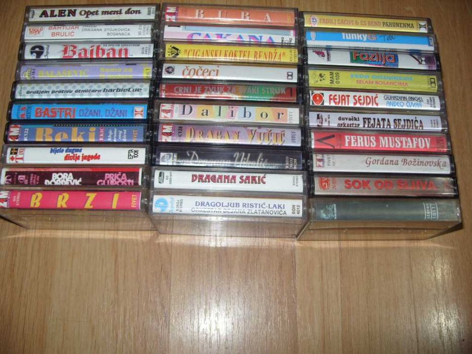 Аудио касети - 305 броя за 300лв