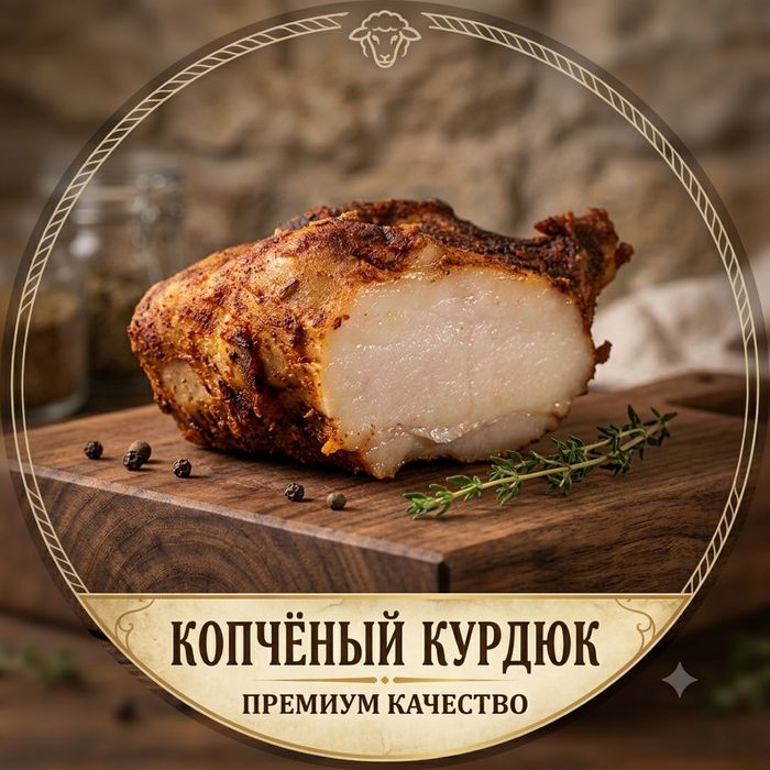 Курдюк копченый с натуральным вкусом