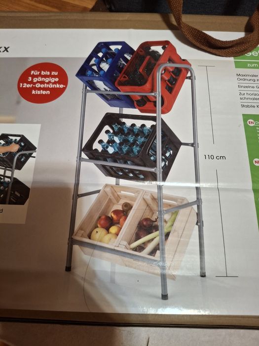 Raft pentru depozitare lădițe/navete