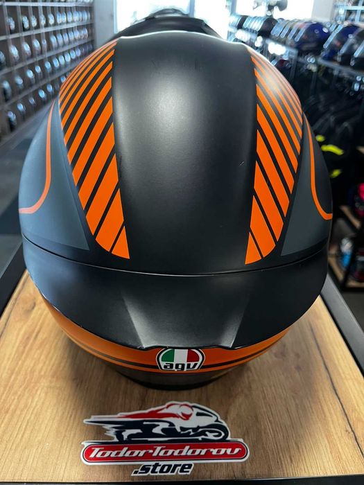 Мото каска за мотор AGV K1 POWER Matt M-S 57-58см,много запазена