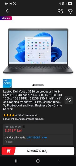 Laptop/notebook Dell Vostro