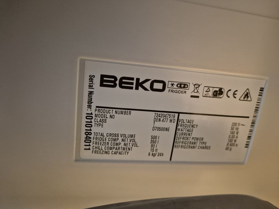Frigider Beko funcțional/piese de achimb
