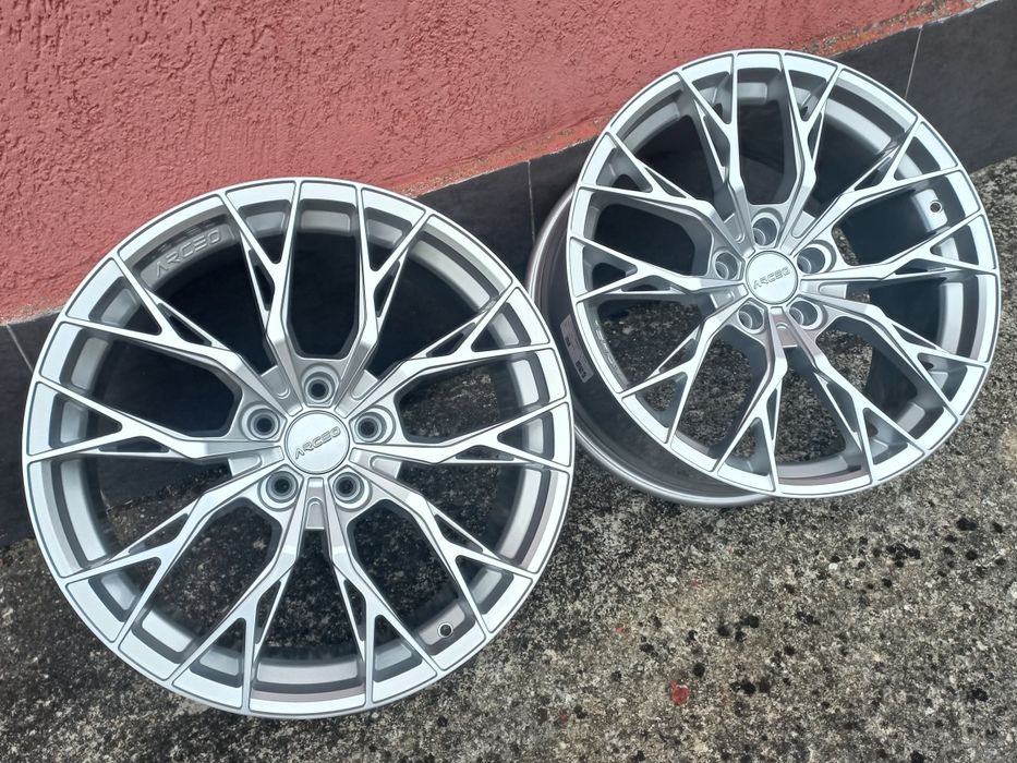 19"Roma 5x112 Silver Polish 8.5j et30 Bmw G Audi Mercedes Vw Seat Škoda Чисто Нови
