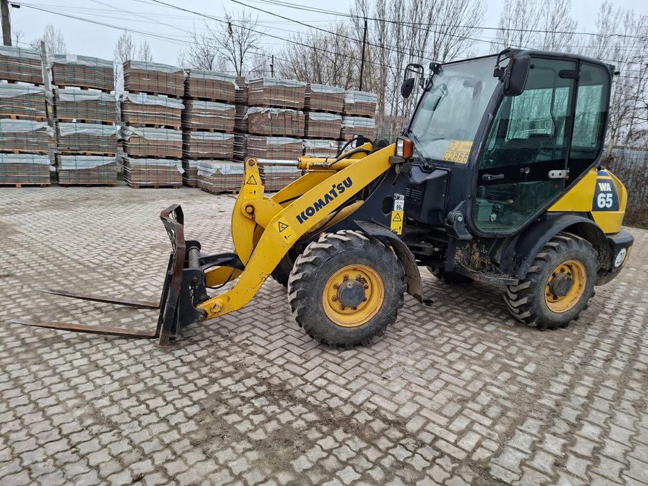 Vola frontala KOMATSU WA65-5 - Stare foarte bună | Furci paleți l TVA deductibil