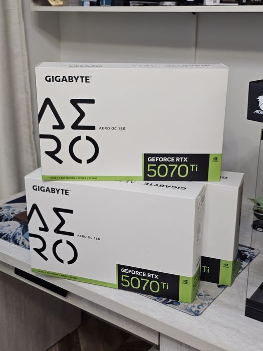 Gigabyte RTX 5070 Ti Aero OC, новые