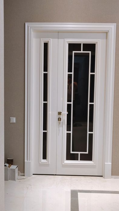 Установка между комнатной дверий.          Eshik ornatish Xizmati