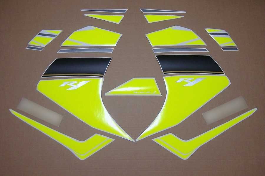 Стикери Yamaha R1 4-то поколение 2007г-2008 лепенки Ямаха р1 rn19 yzf