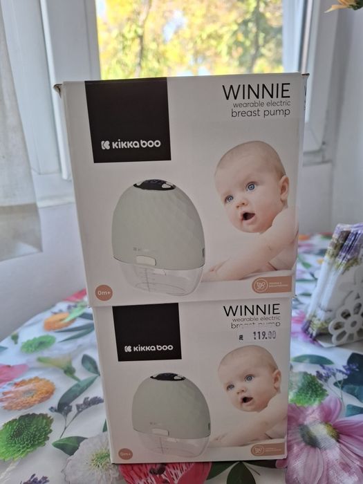 Kikka Boo WINNIE електрическа помпа за кърма тип hands free 2 броя