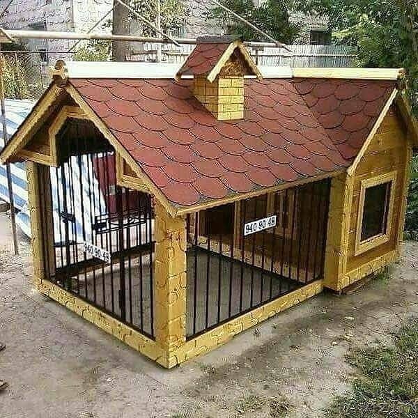 Вольер с будкой для Собаки. Переносной.