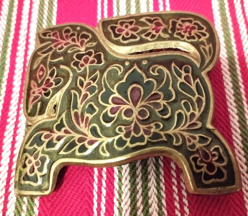 Cataramă curea Made in India, vintage