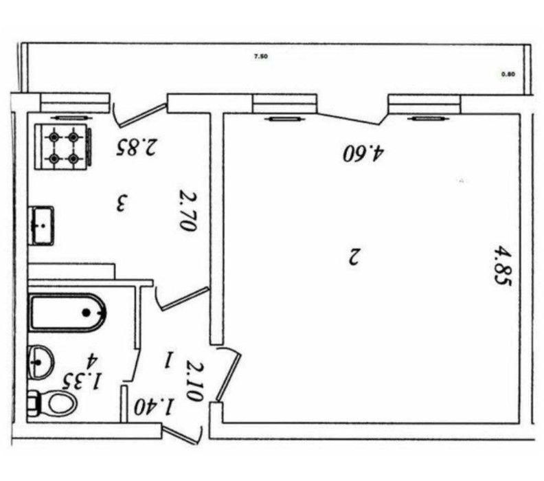 Продается квартира в Яшнаьадском районе Панельный 1-ком на, не торец
