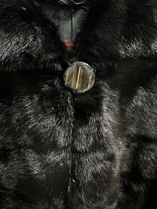 Шуба норковая (черная )