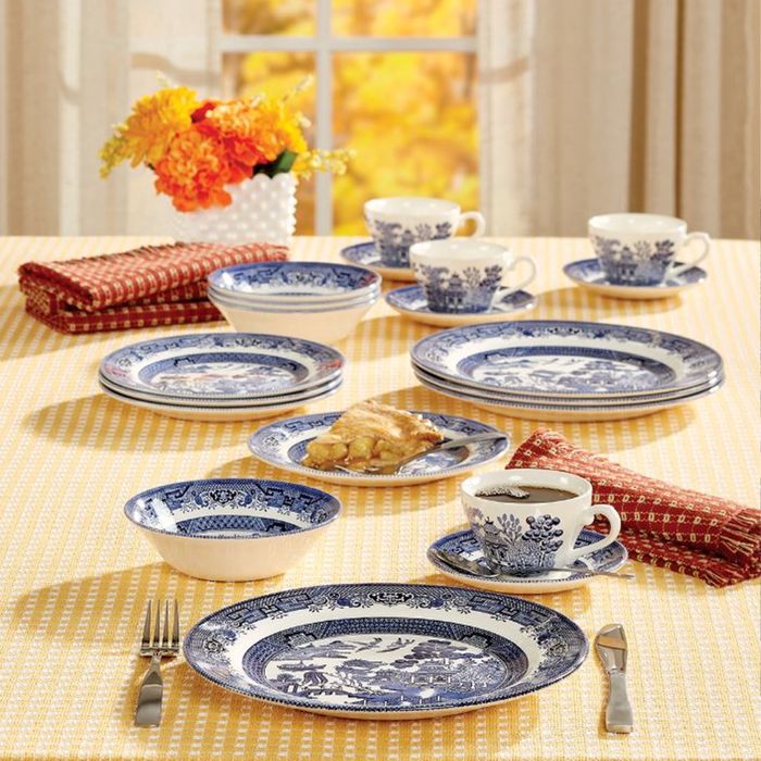 Сервиз blue willow churchill